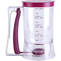 900 ml Dispensador Masa Cupcake Pancake Cake Cream Cake Mix Dispensador Jarra de Hornear Essentials Maker Herramientas…